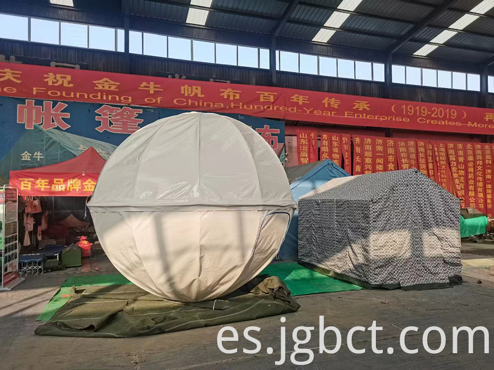 Customized processing of cotton tents